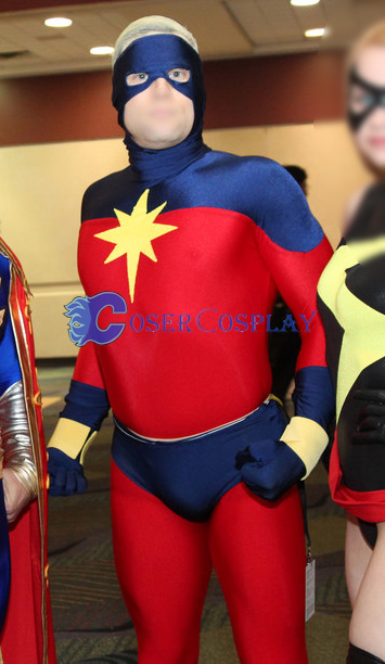 Genis Vell Captain Marvel Halloween Cosplay Costume